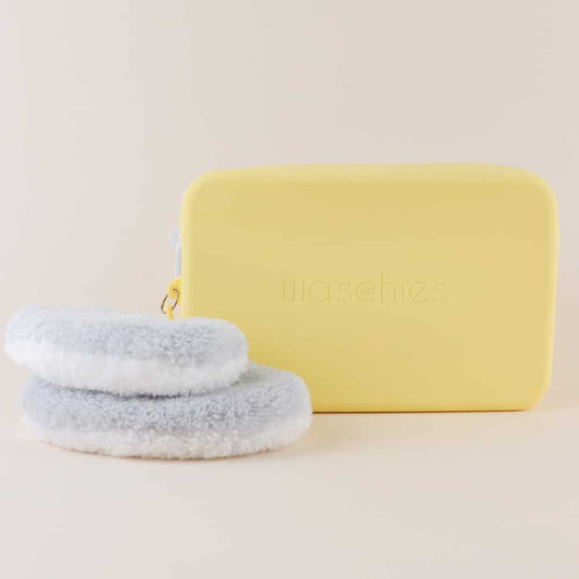 2-Waschpads & eine waschbare Reise-Aufbewahrungstasche für Kinder